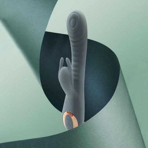 Lovve PulseX Slapping Vibrator mit Doppel-Vibration & Klopf-Funktion Hellgrün – Bild 4
